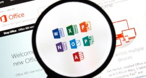 Microsoft Office applications on the web under magnifying glass.
